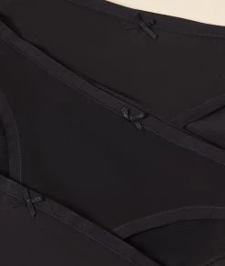 Lot De 3 Culottes En Coton Biologique -Chic Lingerie Soldes 644902905 b