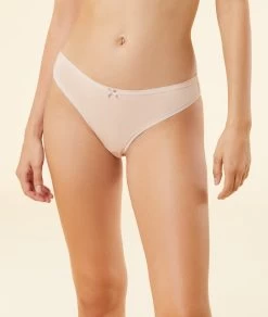 Lot De 3 Culottes En Coton Biologique -Chic Lingerie Soldes 644902981 x