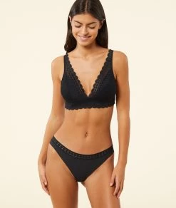 Culotte En Microfibre Et Dentelle -Chic Lingerie Soldes 651533805 6