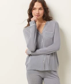 Chemise De Pyjama Unie -Chic Lingerie Soldes 651599525 c