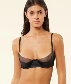Soutien-gorge à Coques Fines En Tulle Et Soie -Chic Lingerie Soldes 652777805 x