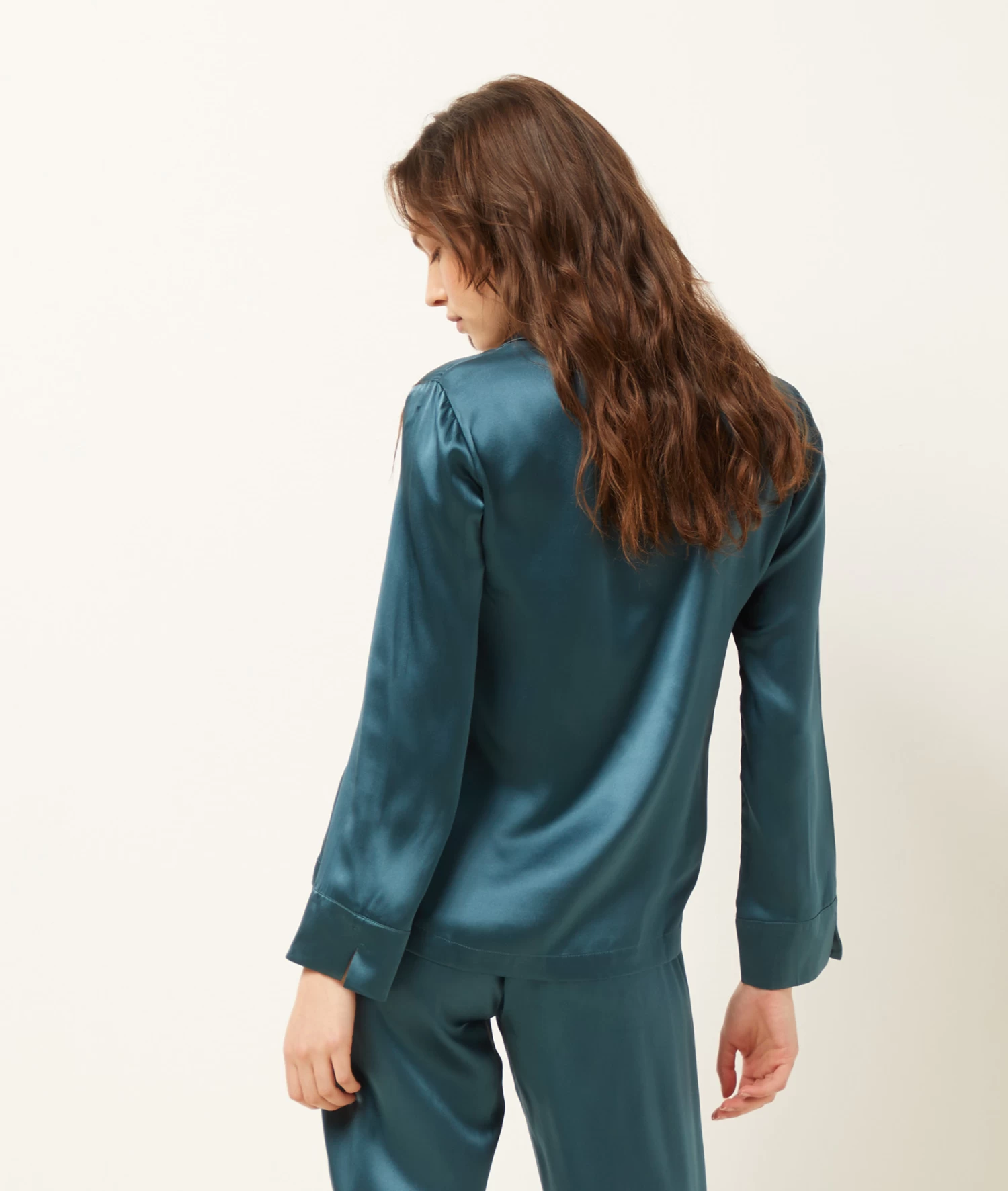 Chemise De Pyjama En Soie 4 Chemise De Pyjama En Soie – Image 2