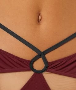 Hipster Détails En Tulle -Chic Lingerie Soldes 653565975 b