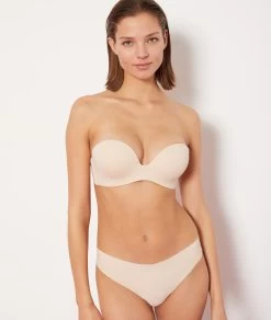 Bandeau Microfibre Push-up Bretelles Amovibles