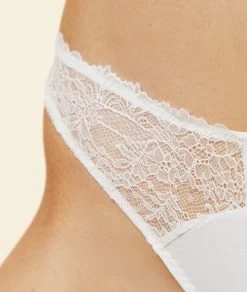 Tanga Détails Dentelle -Chic Lingerie Soldes 653583401 b