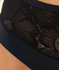 Culotte Midi Dentelle Florale -Chic Lingerie Soldes 653658205 b