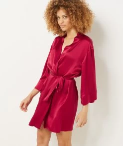 Déshabillé En Soie -Chic Lingerie Soldes 653665673 c