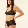 Soutien-gorge Sans Coques Tulle Brodé, Bonnet D-G -Chic Lingerie Soldes 653763316 6