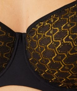 Soutien-gorge Sans Coques Tulle Brodé, Bonnet D-G -Chic Lingerie Soldes 653763316 b