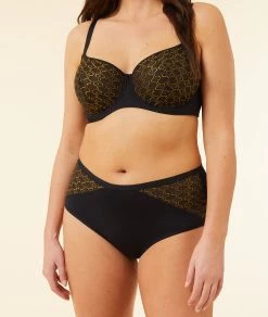 Soutien-gorge Sans Coques Tulle Brodé, Bonnet D-G -Chic Lingerie Soldes 653763316 c