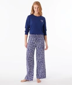 T-shirt Manches Longues Imprimé 100% Coton Biologique -Chic Lingerie Soldes 653774925 6