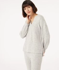 Top Manches Longues Col V