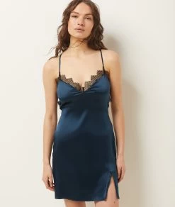 Nuisette Satiné Détails Dos -Chic Lingerie Soldes 653798525 c