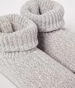 Chaussons Bottines En Grosse Maille -Chic Lingerie Soldes 653799503 b