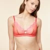 Triangle Sans Armatures En Tulle Brodé -Chic Lingerie Soldes 653801990 x