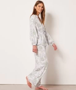 Pantalon De Pyjama Taille Haute 9 Pantalon De Pyjama Taille Haute -Chic Lingerie Soldes 653889939 6