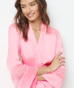 Déshabillé Satiné -Chic Lingerie Soldes 653895071 c