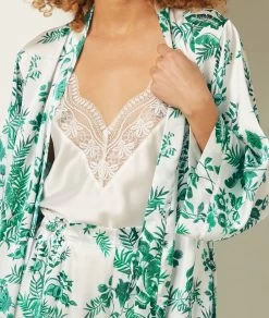 Déshabillé Fleuri -Chic Lingerie Soldes 653895546 b