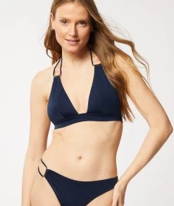 Triangle Foulard Détails Bijoux Haut De Maillot -Chic Lingerie Soldes 653918925 x