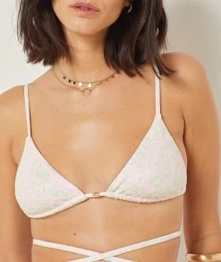 Triangle Fleuri Haut De Maillot 15 Triangle Fleuri Haut De Maillot -Chic Lingerie Soldes 654035806 d