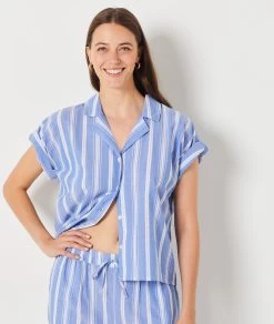 Chemise De Pyjama Manches Courtes -Chic Lingerie Soldes 654062222 c