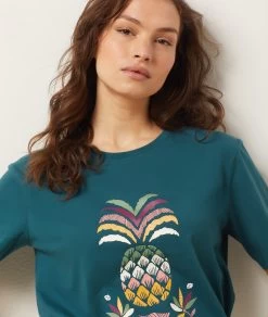 T-shirt Imprimé Ananas -Chic Lingerie Soldes 654064745 b