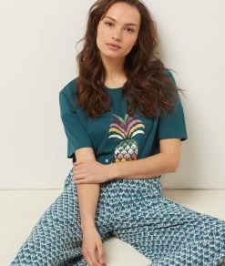 T-shirt Imprimé Ananas -Chic Lingerie Soldes 654064745 d