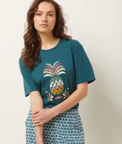T-shirt Imprimé Ananas
