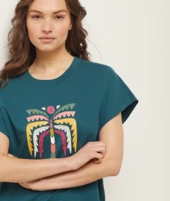 Chemise De Nuit Imprimé Palmier -Chic Lingerie Soldes 654064845 b