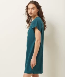 Chemise De Nuit Imprimé Palmier -Chic Lingerie Soldes 654064845 c