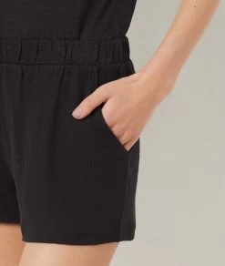 Short De Pyjama 100% Lin -Chic Lingerie Soldes 654069205 b