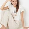 T-shirt Imprimé 100% Coton -Chic Lingerie Soldes 654069580 x