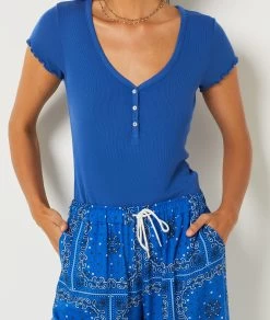 T-shirt Cotelé -Chic Lingerie Soldes 654070123 c