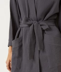 Déshabillé Uni 100% Coton -Chic Lingerie Soldes 654070804 b