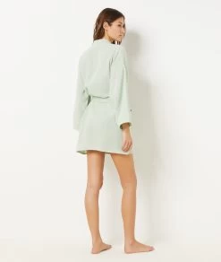 Déshabillé Uni 100% Coton -Chic Lingerie Soldes 654070846 a