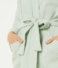 Déshabillé Uni 100% Coton -Chic Lingerie Soldes 654070846 b