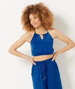 Caraco Crop Top Satiné