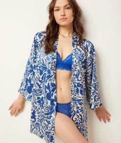 Déshabillé Satiné Imprimé