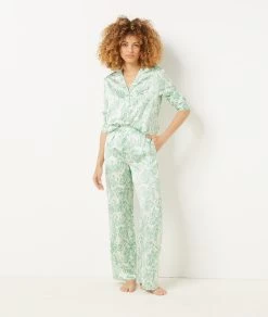 Pantalon De Pyjama Imprimé Coupe évasée
