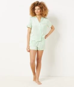 Short De Pyjama Rayé -Chic Lingerie Soldes 654079733 6