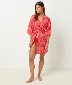 Kimono De Plage Imprimé -Chic Lingerie Soldes 654095667 6