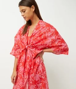 Kimono De Plage Imprimé -Chic Lingerie Soldes 654095667 c