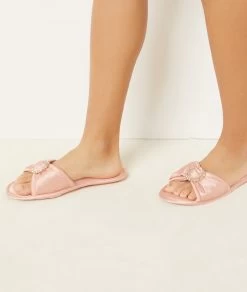 Chaussons Mules Ouvertes -Chic Lingerie Soldes 654099870 6