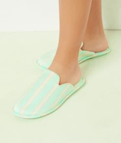 Chaussons Mules Rayés
