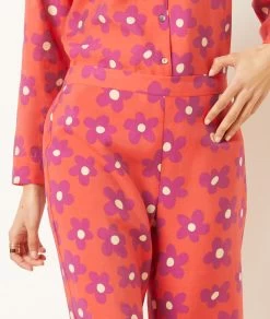 Pantalon De Pyjama Satiné Imprimé -Chic Lingerie Soldes 654139718 b