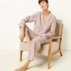 Pantalon De Pyjama Satiné Imprimé -Chic Lingerie Soldes 654139739 x