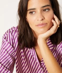 Chemise De Pyjama Satinée -Chic Lingerie Soldes 654253813 b