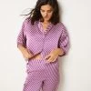Chemise De Pyjama Satinée -Chic Lingerie Soldes 654253813 x