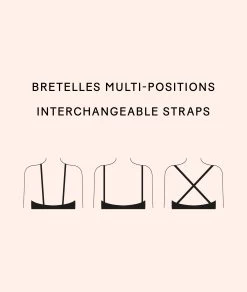 Bandeau Coques Fines Bretelles Amovibles, Bonnet C-E -Chic Lingerie Soldes FICHE PRODUIT INVISIBLES 5